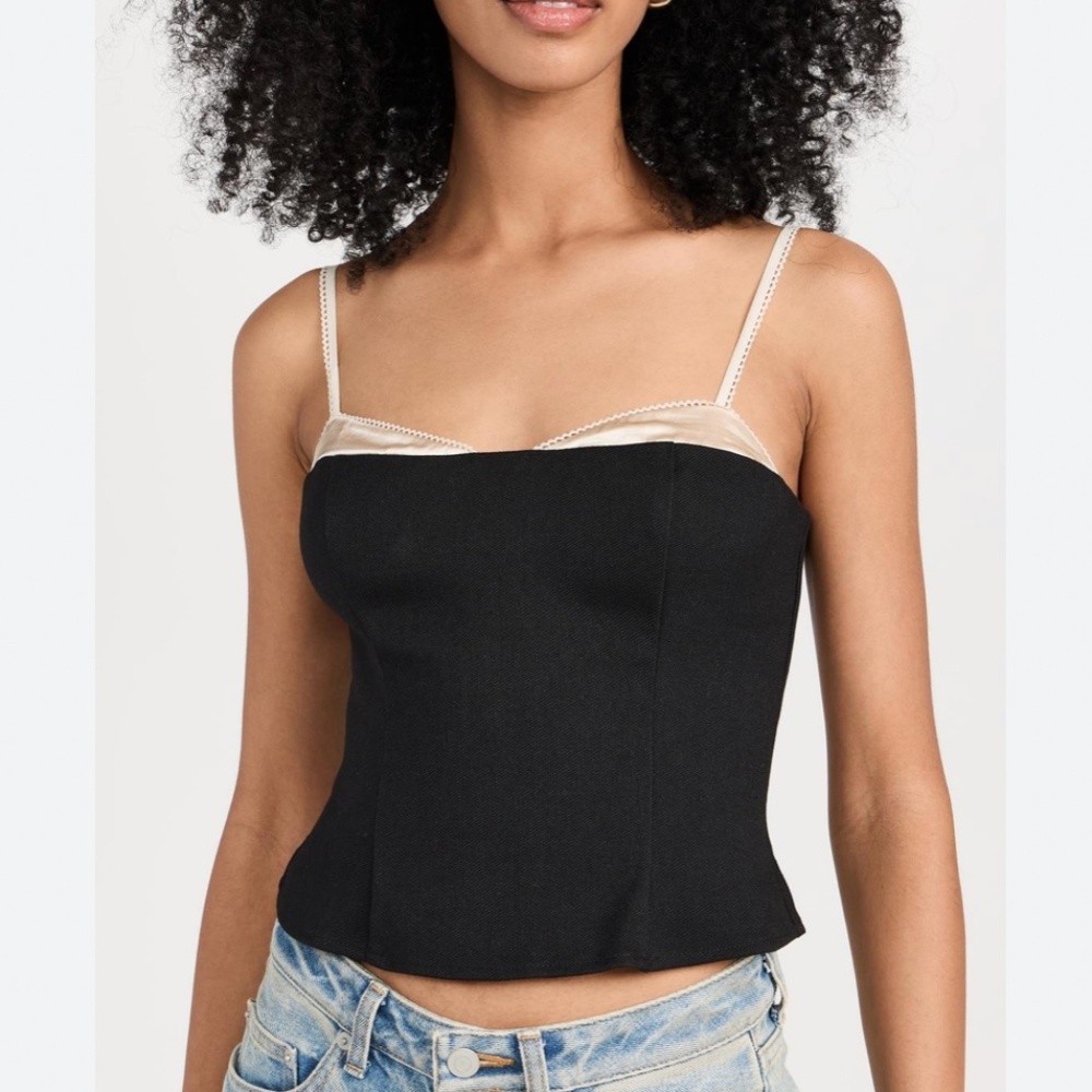 NEW Reformation Melanie Top - Black
